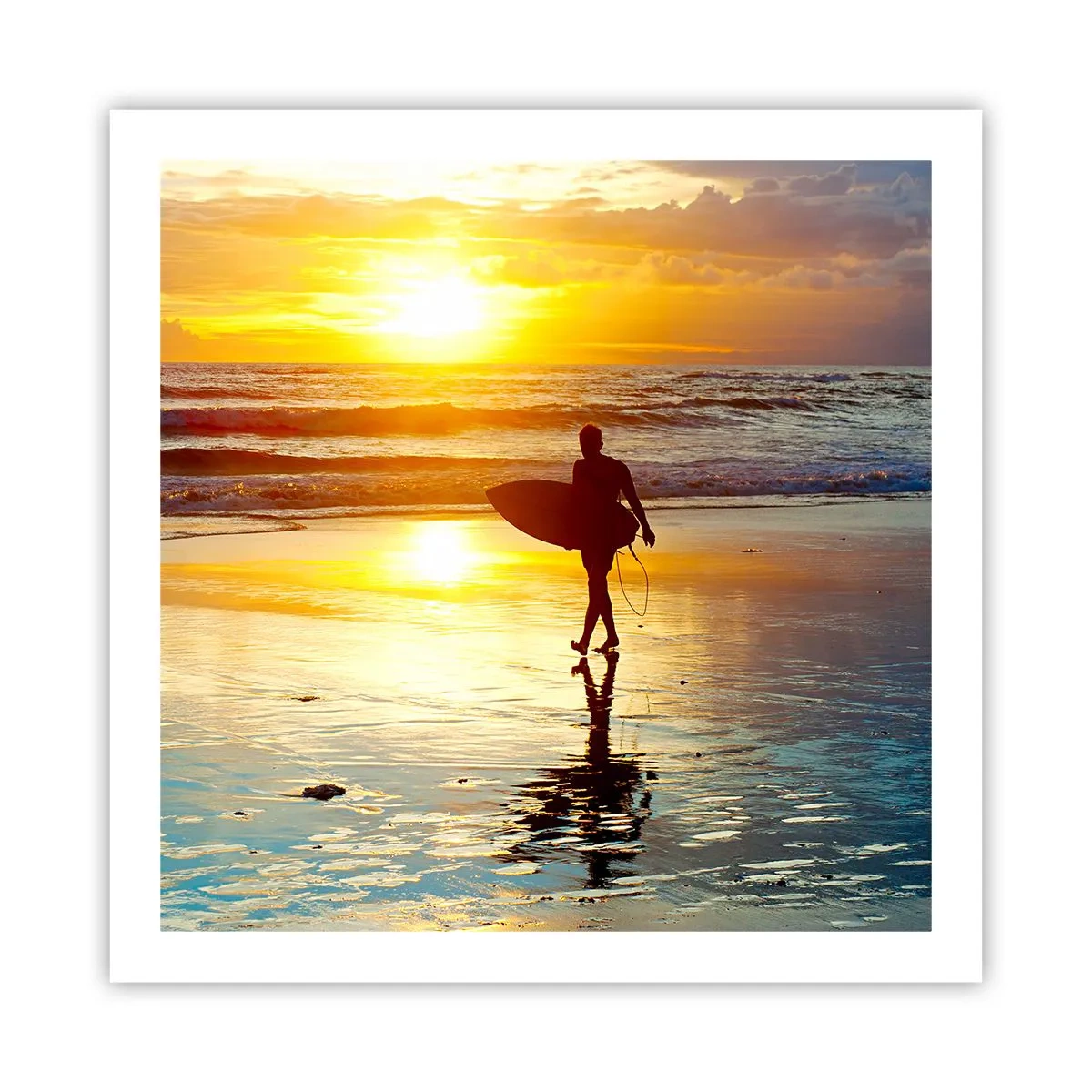 Poster - De terugkeer van de krijger - 60x60 cm