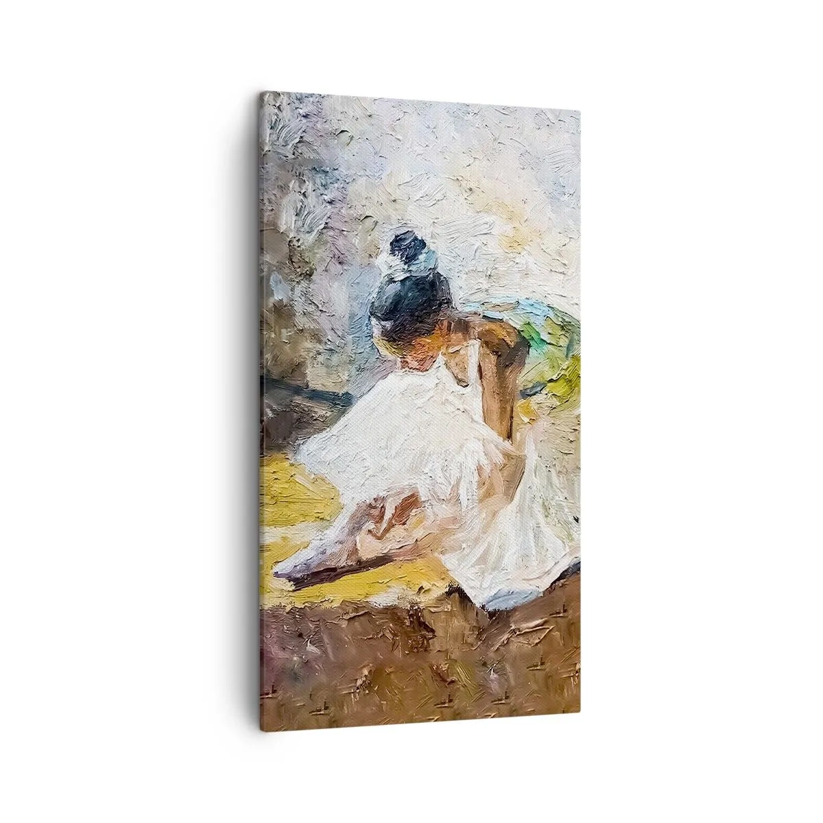 Schilderen op canvas - Naar een schilderij van Degas - 45x80 cm