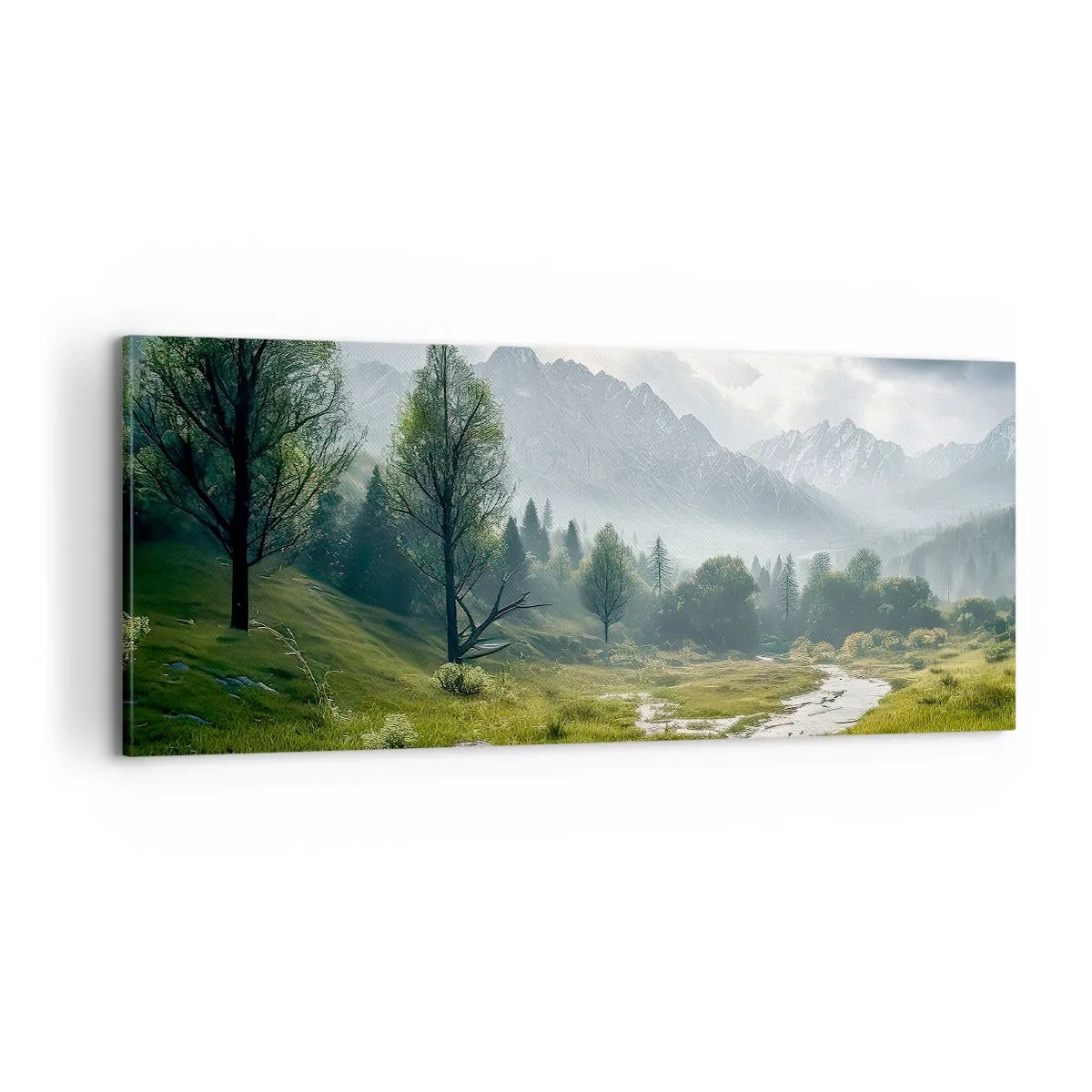 Schilderen op canvas - Daarheen en terug - 100x40 cm