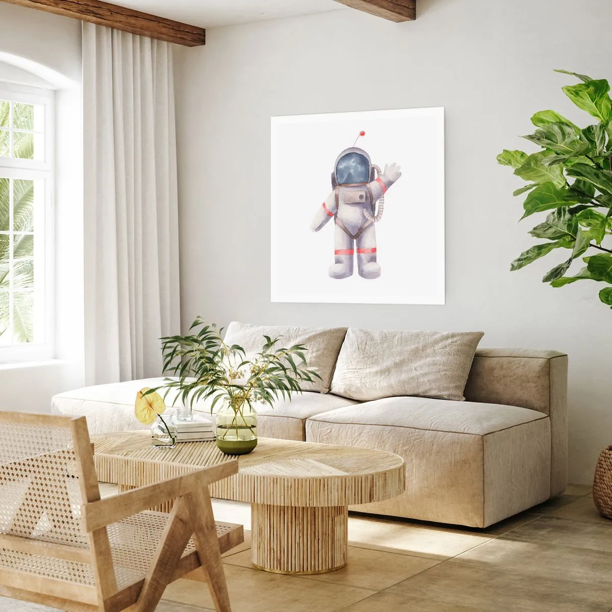 Poster - Tot ziens! - 50x50 cm