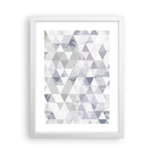 Poster in een witte lijst - In ritme op drie - 30x40 cm