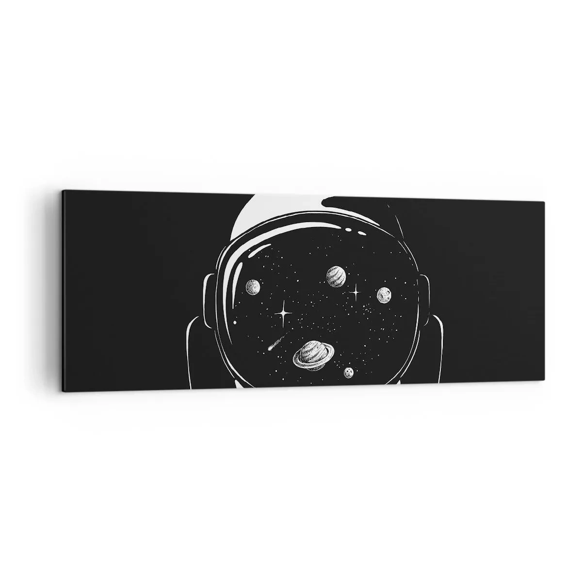 Schilderen op canvas - Mooi uitzicht - 140x50 cm