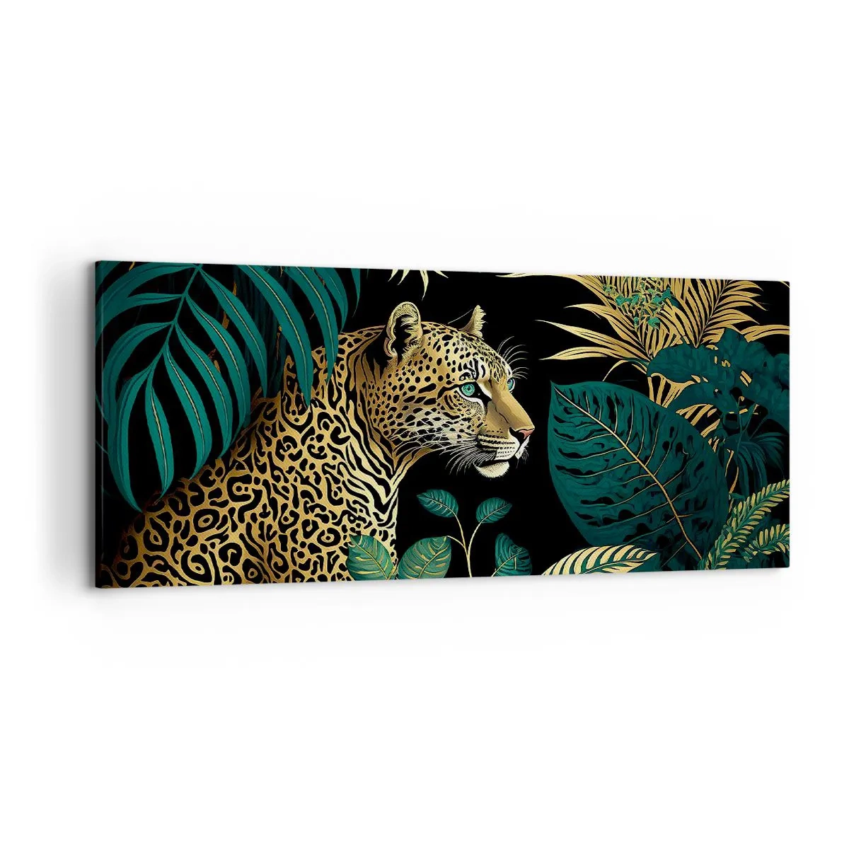 Schilderen op canvas - Een gastheer in de jungle - 120x50 cm