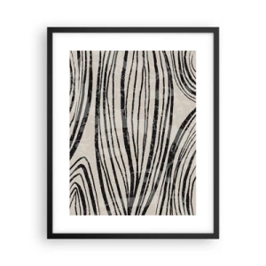 Poster in een zwarte lijst - Lijnoverstromingsvlakte - 40x50 cm