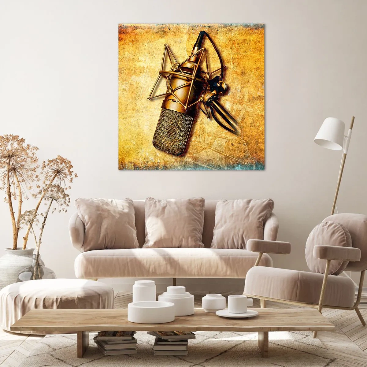 Schilderen op canvas - De gouden jaren van radio - 50x50 cm