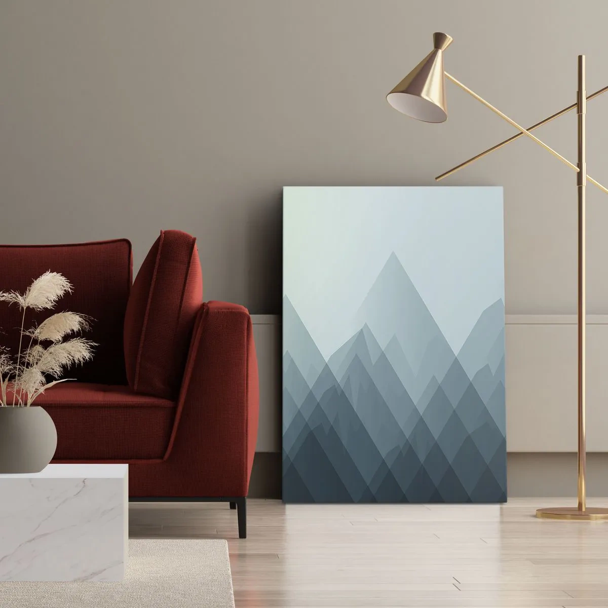 Schilderen op canvas - Groot, groter, grootst - 50x70 cm