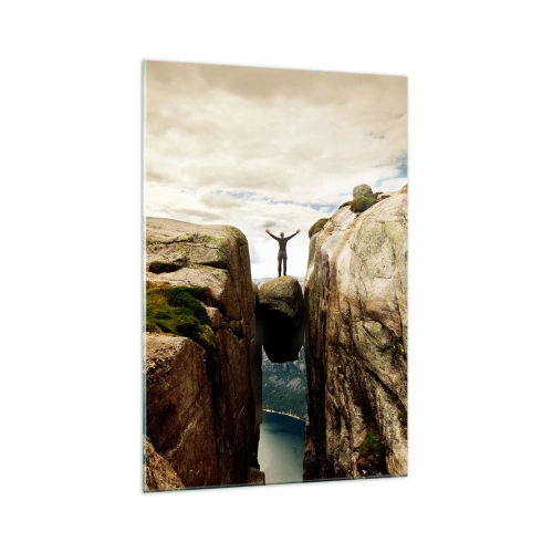 Schilderen op glas - Hoe gaat het met mij?! - 70x100 cm