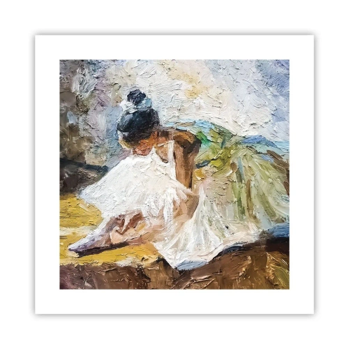 Poster - Naar een schilderij van Degas - 40x40 cm