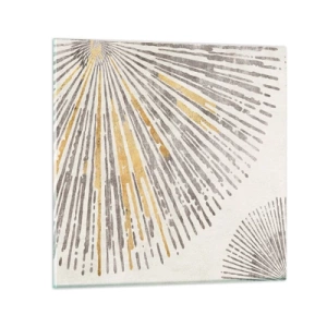 Schilderen op glas - De schoonheid van de straal - 70x70 cm