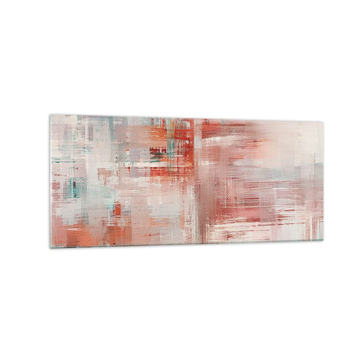 Schilderen op glas - Vaag. Maar roze - 120x50 cm