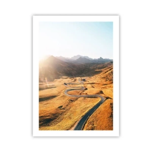 Poster - In een gouden vallei - 50x70 cm