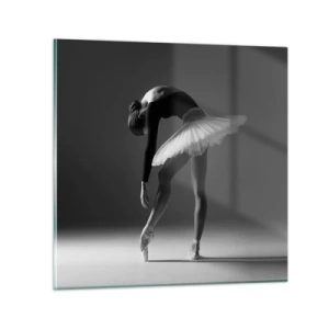 Schilderen op glas - Bella ballerina - 60x60 cm