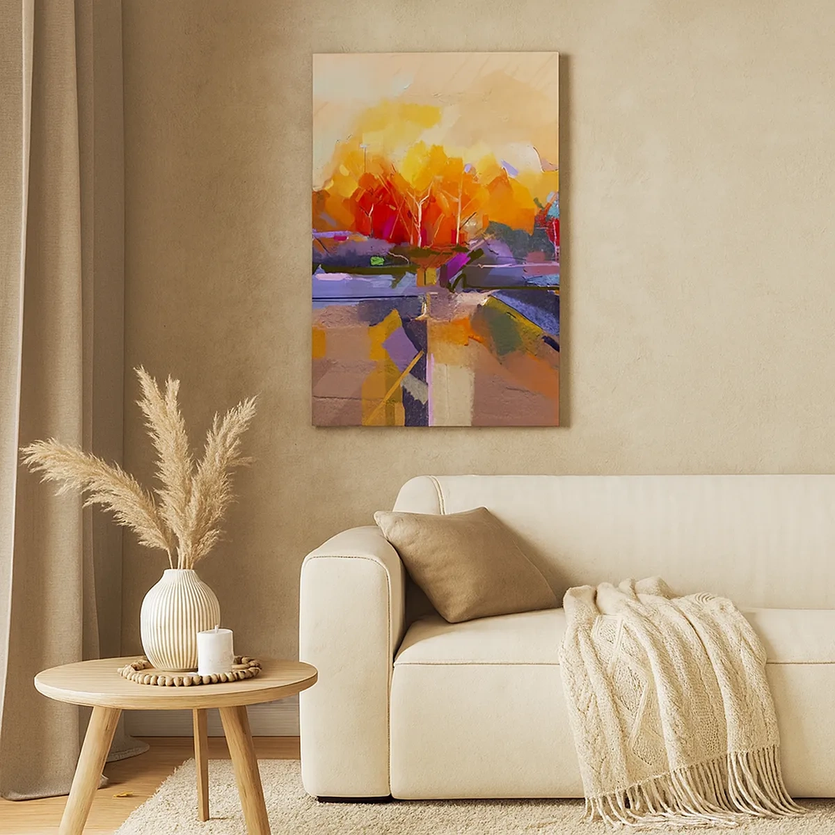 Schilderen op canvas - De herfst is geworden - 50x70 cm