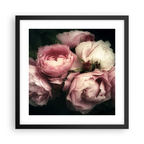 Poster in een zwarte lijst - De charme van belle epoque - 40x40 cm