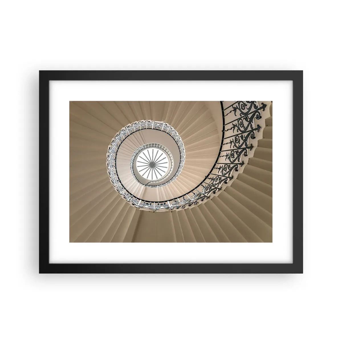 Poster in een zwarte lijst - Binnenin de schaal - 40x30 cm