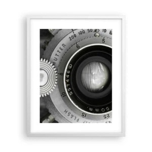 Poster in een witte lijst - Een verhaal over Hollywood - 40x50 cm