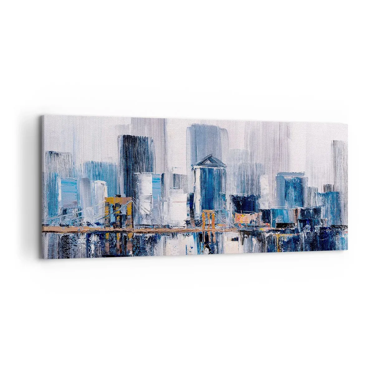 Schilderen op canvas - New Yorkse impressie - 120x50 cm