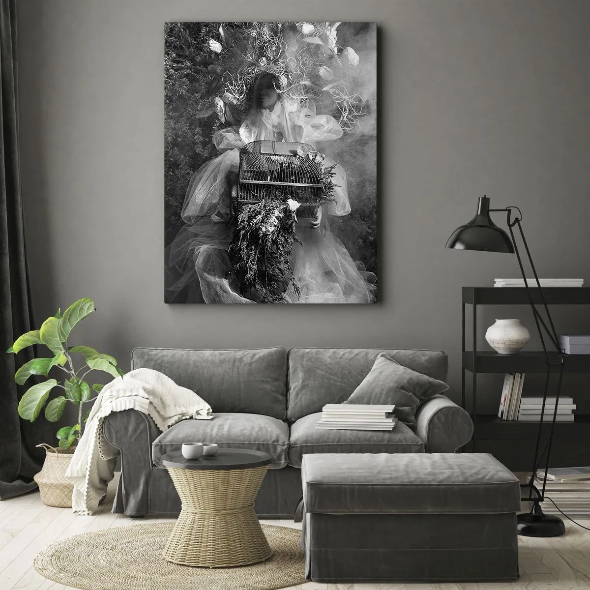 Schilderen op canvas - Moeder zelf - Natuur - 55x100 cm