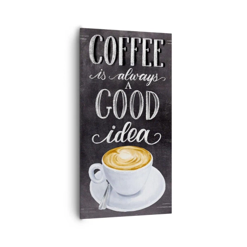 Schilderen op canvas - Of course! - 65x120 cm