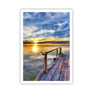 Poster - De wind gaat rusten - 70x100 cm