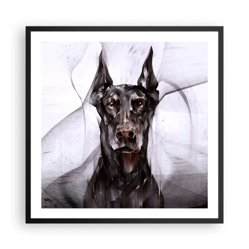 Poster in een zwarte lijst - Hooggeboren - 60x60 cm
