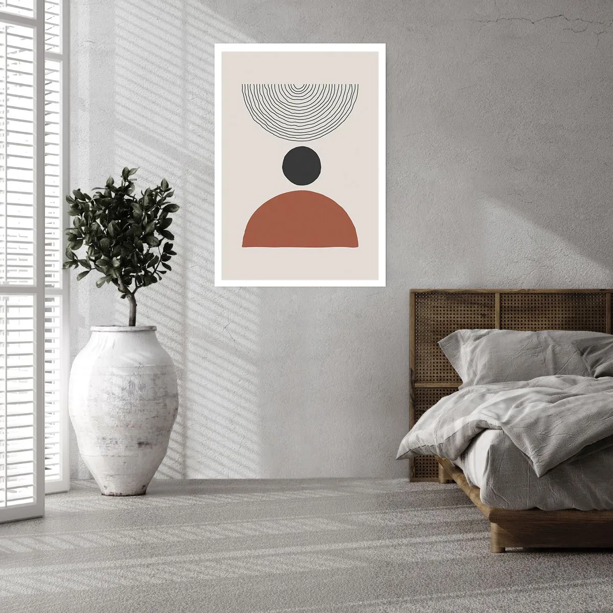 Poster - Het middelpunt van de aandacht - 40x50 cm