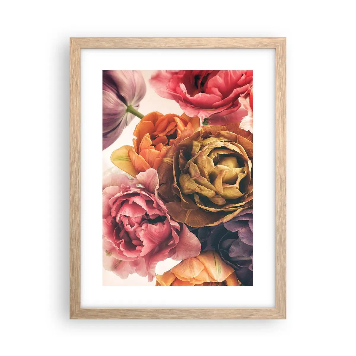 Een poster in een licht eiken lijst - Een viering van het leven - 30x40 cm