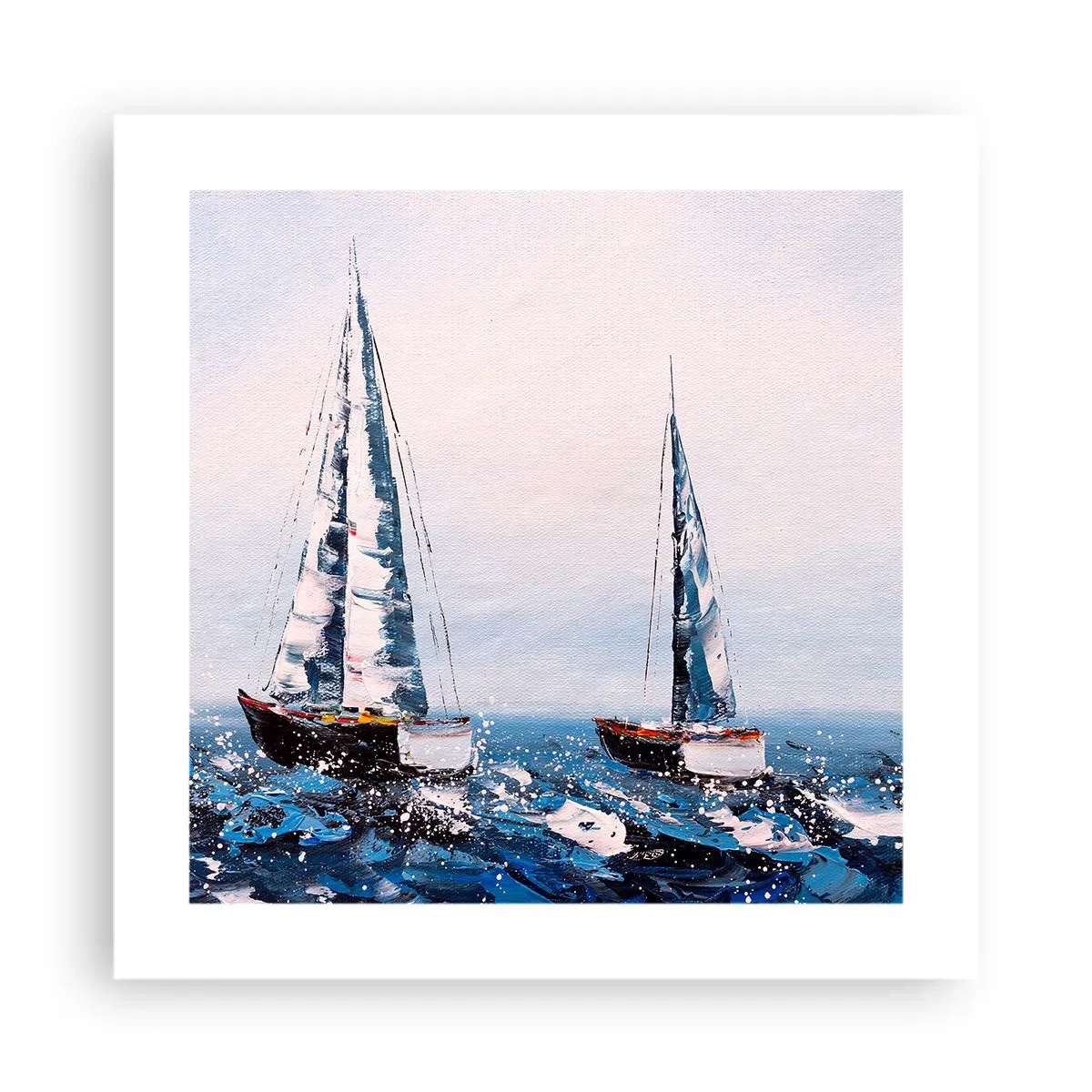 Poster - Broederschap van de wind - 40x40 cm