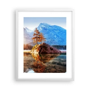 Poster in een witte lijst - De natuur in een nieuw licht - 40x50 cm