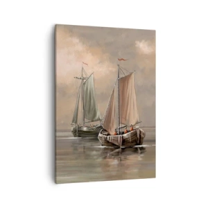 Schilderen op canvas - De terugkeer van zeelieden - 50x70 cm