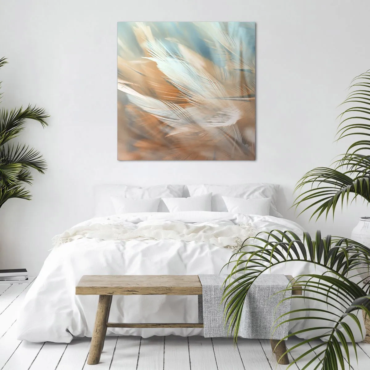 Schilderen op canvas - In het land van zachtheid - 40x40 cm