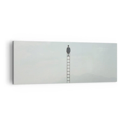 Schilderen op canvas - Stap verder op! - 140x50 cm