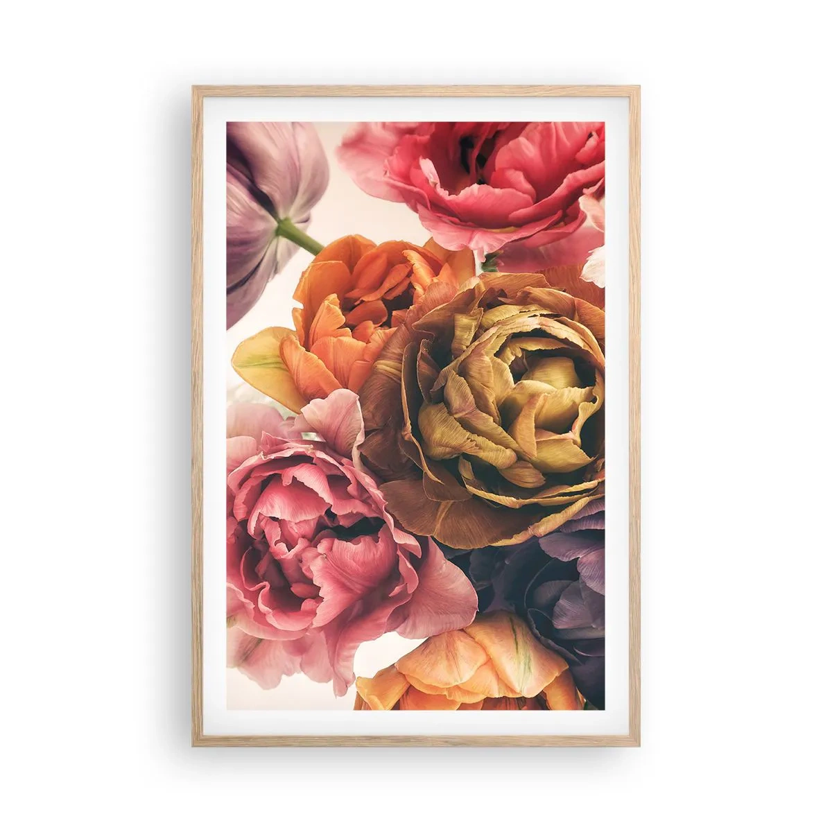 Een poster in een licht eiken lijst - Een viering van het leven - 61x91 cm