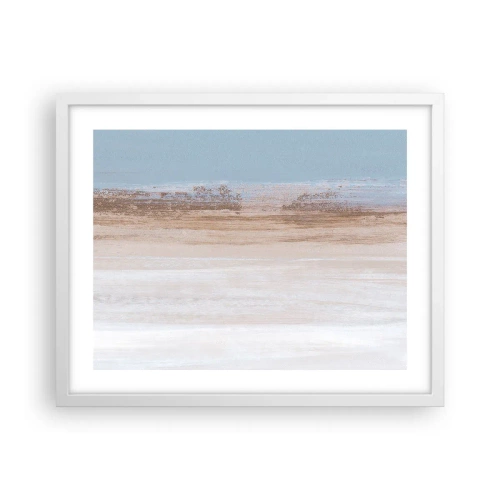 Poster in een witte lijst - Dubbelzinnig landschap - 50x40 cm