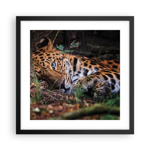 Poster in een zwarte lijst - Geloof me - 40x40 cm