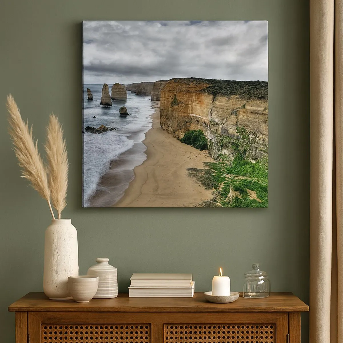 Schilderen op canvas - Rauwe schoonheid - 30x30 cm