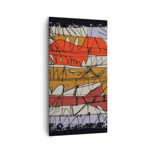 Schilderen op canvas - Spontane compositie - 55x100 cm