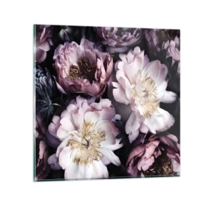 Schilderen op glas - Boeket ouderwets - 50x50 cm