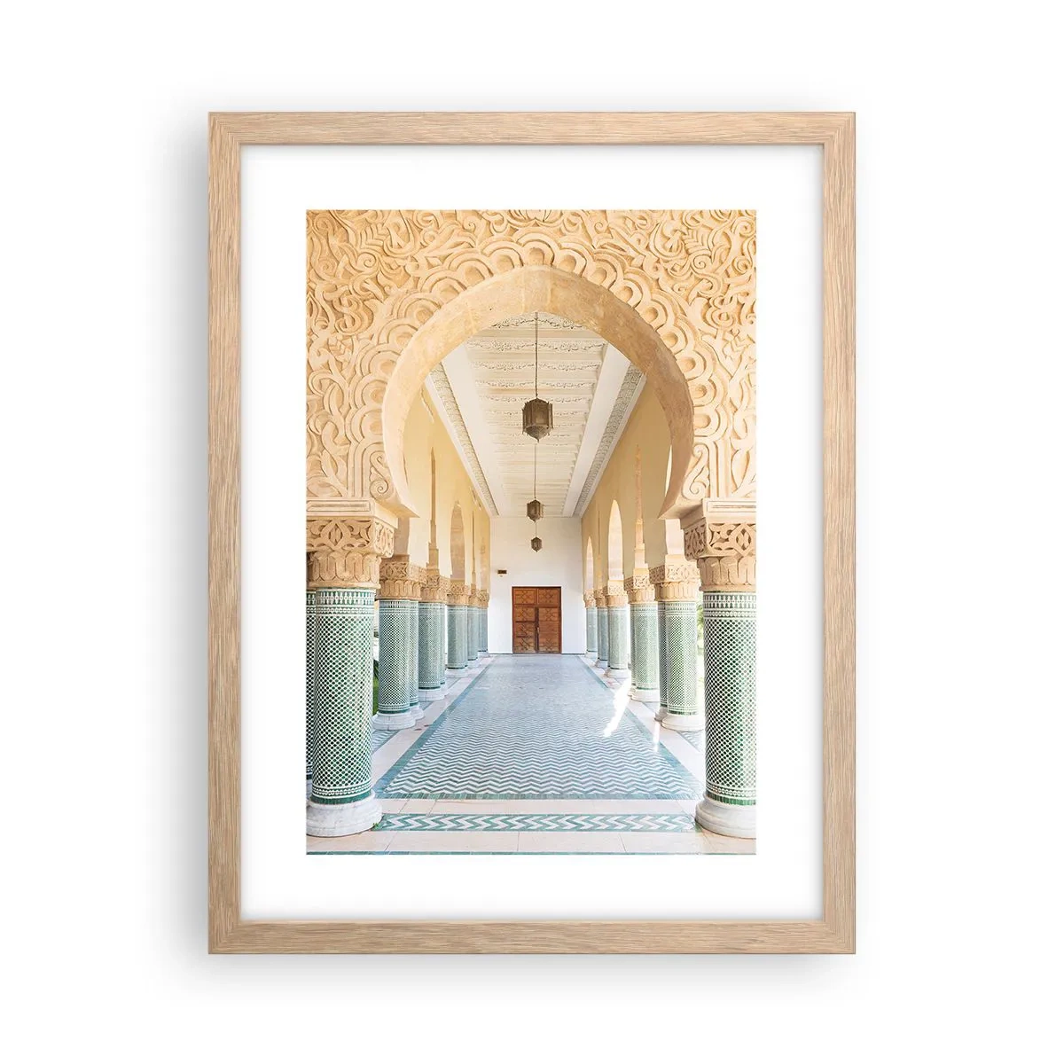 Een poster in een licht eiken lijst - Uit de verhalen van Scheherazade - 30x40 cm