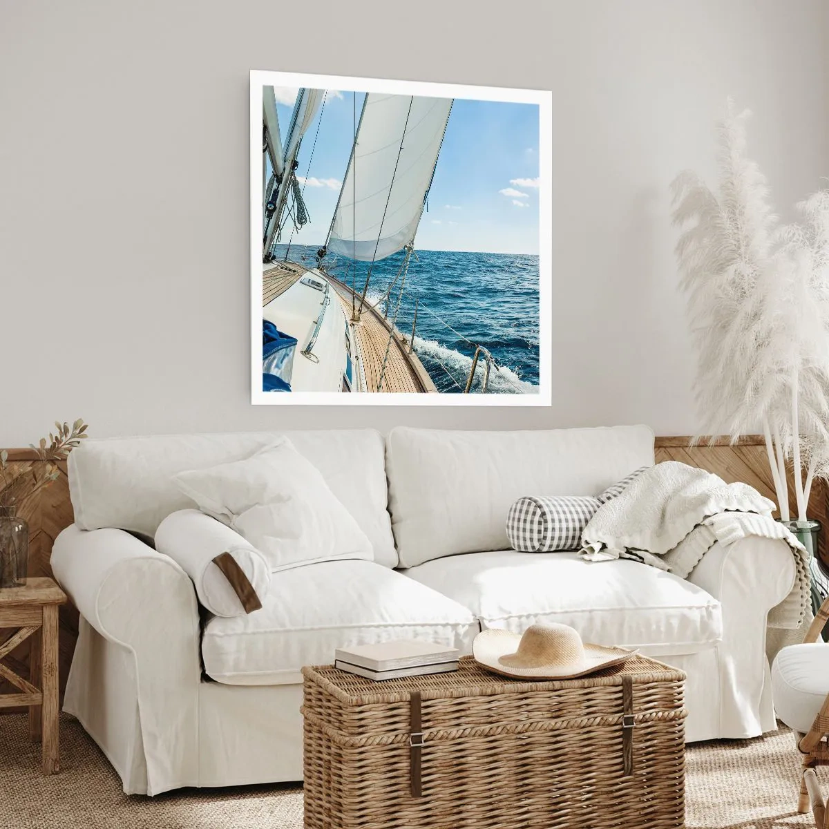 Poster - Ahoi, avontuur - 60x60 cm