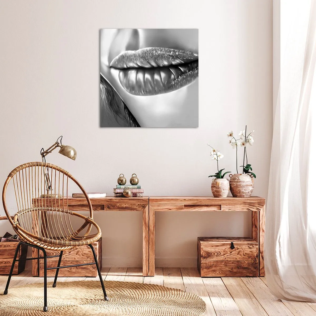 Schilderen op canvas - Ik weet waar je aan denkt... - 70x70 cm