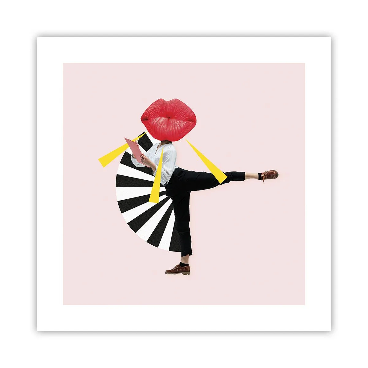 Poster - Surrealistische pop-art - 40x40 cm
