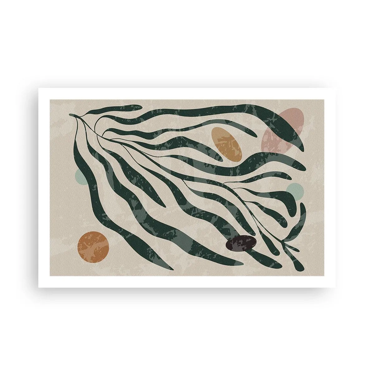 Poster - Tussen het groen - 91x61 cm