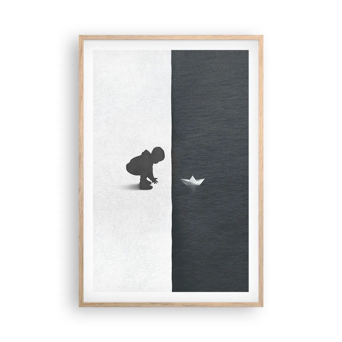 Een poster in een licht eiken lijst - Geweldige expeditie - 61x91 cm