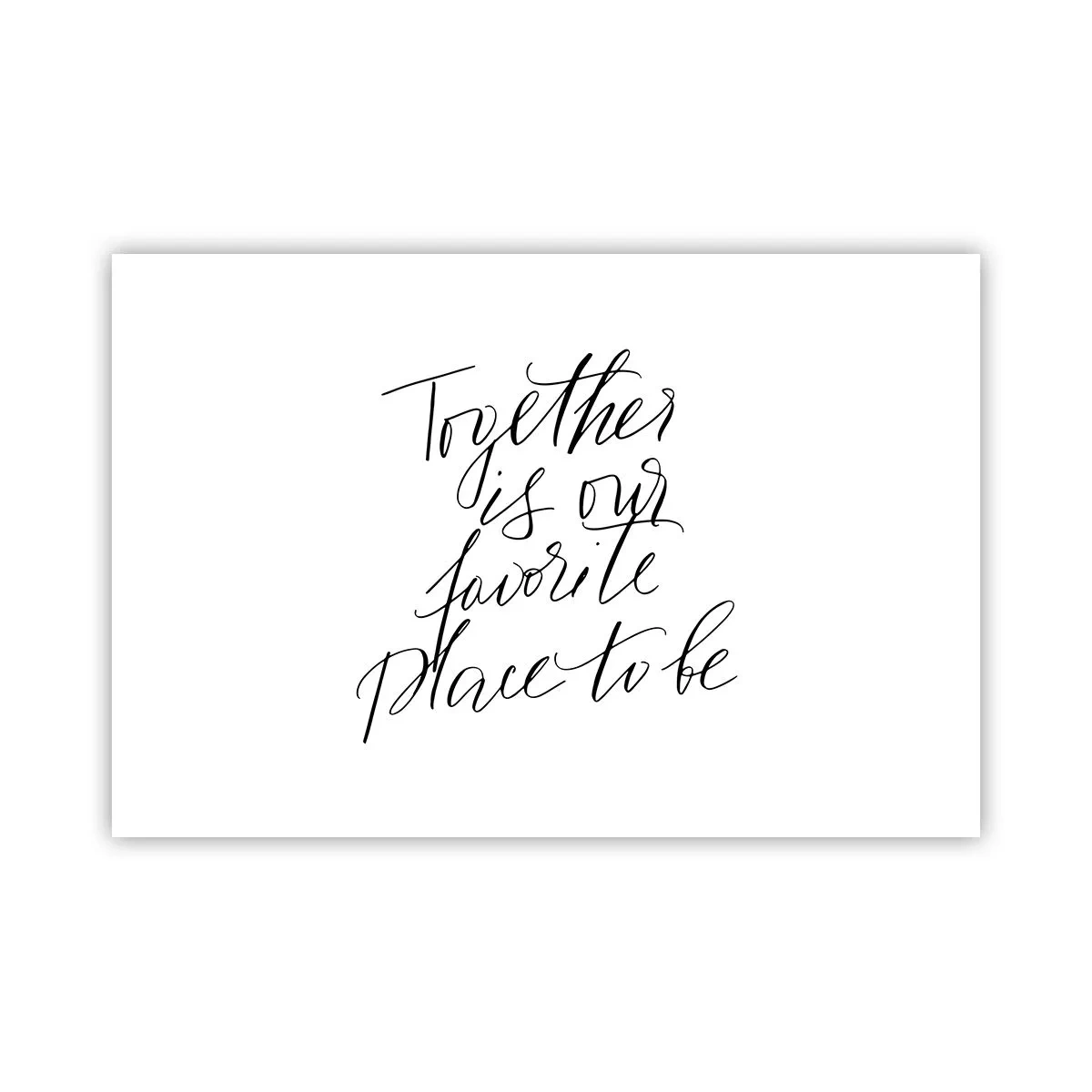 Poster - Voel jij het ook? - 91x61 cm