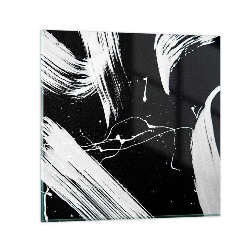 Schilderen op glas - Breek de duisternis - 30x30 cm