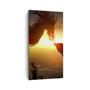 Schilderen op canvas - Drakendoder - 55x100 cm