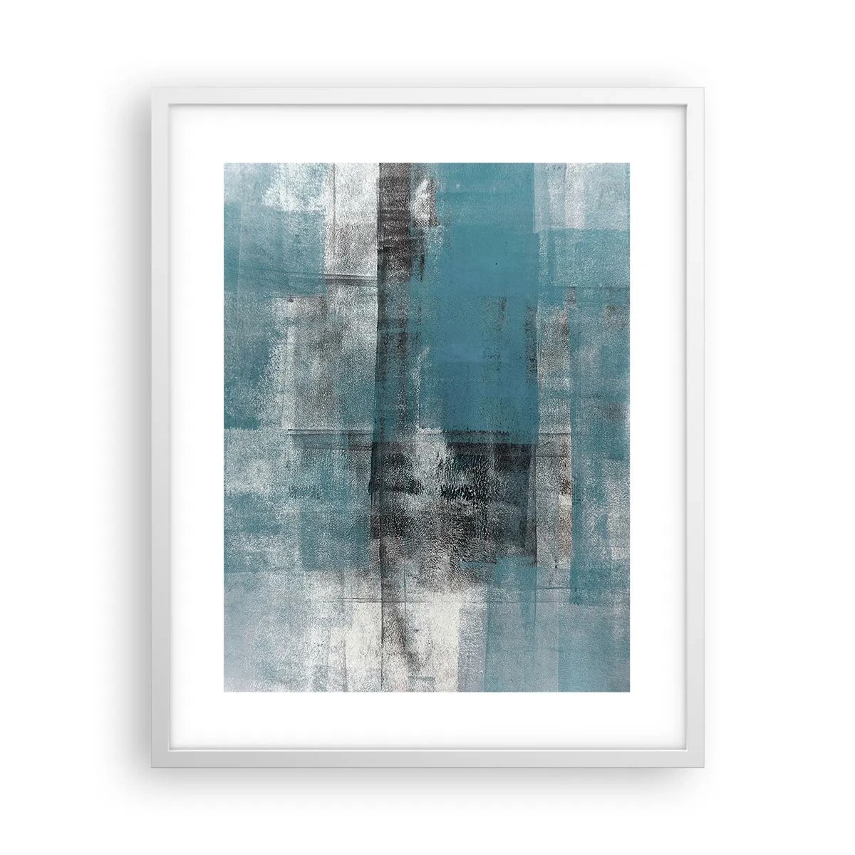 Poster in een witte lijst - Water en lucht - 40x50 cm