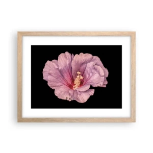 Een poster in een licht eiken lijst - Recht in het hart - 40x30 cm