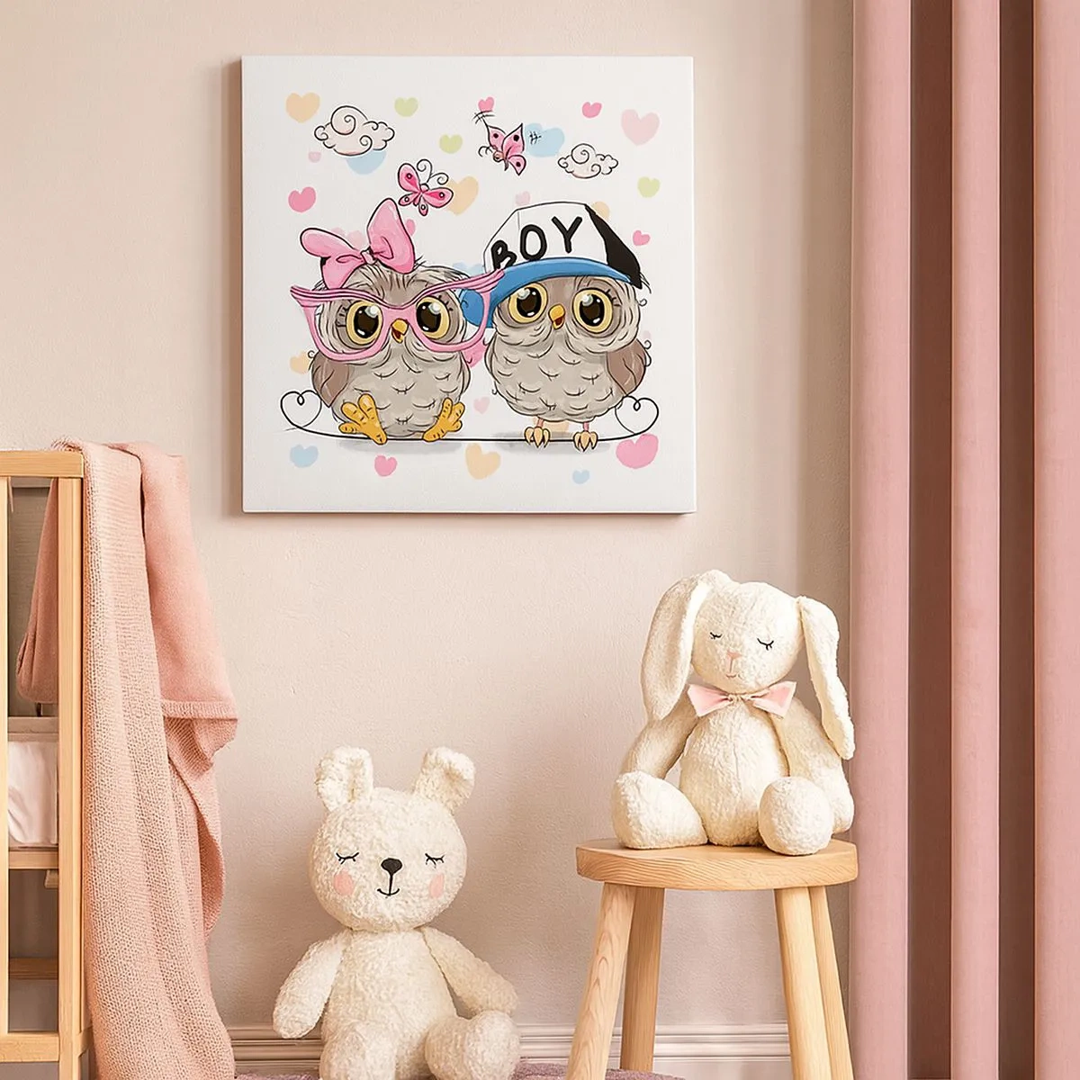 Schilderen op canvas - Laten we liefde maken! - 30x30 cm